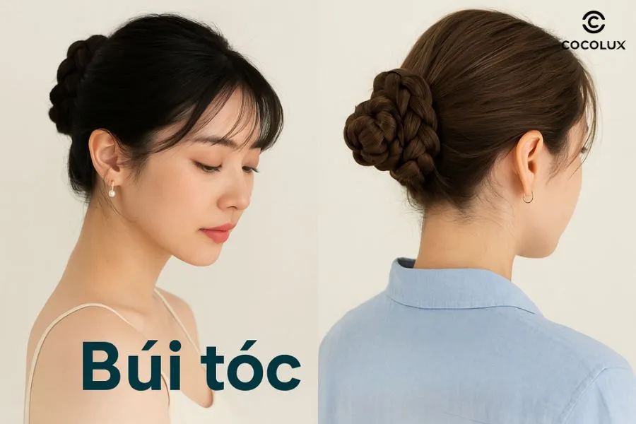 Cách búi tóc đẹp giúp nàng gọn gàng, thanh lịch