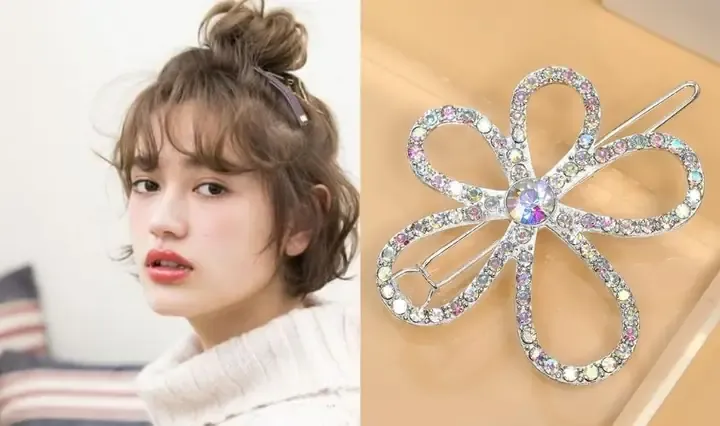 Hướng dẫn chuyên gia cách buộc chỏm tóc trên đầu cao, cố định bằng kẹp tăm