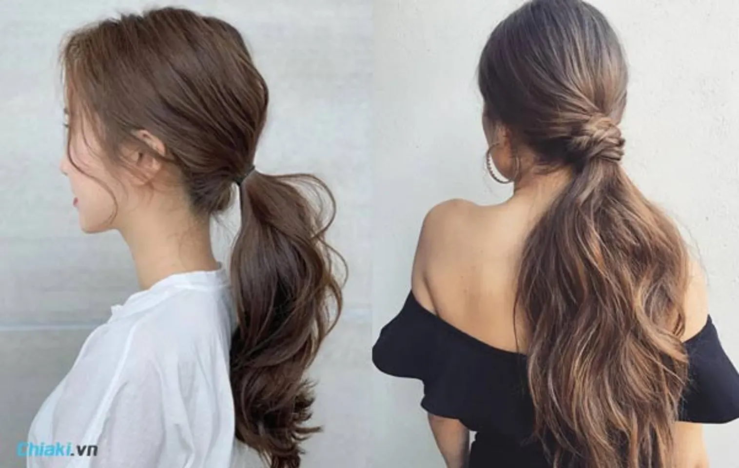 Kiểu tóc buộc thấp