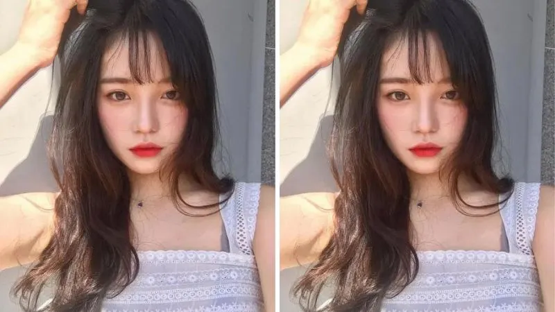 Mái thưa Hàn Quốc cho tóc dài gợn sóng quyến rũ