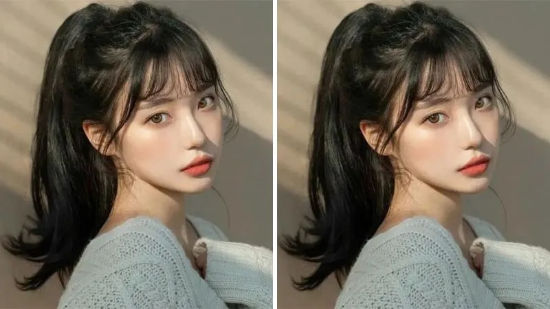 Mái thưa Hàn Quốc cho tóc dài thẳng mượt