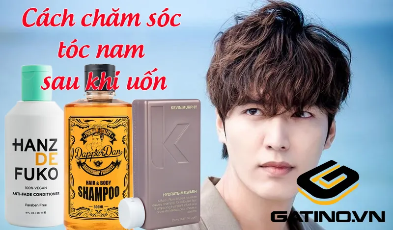 Hình ảnh minh họa chung về cách chăm sóc tóc sau khi uốn nam giữ nếp tại nhà