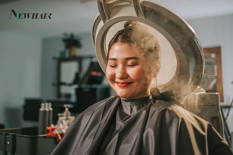 Hấp tóc cung cấp dưỡng chất cho tóc, ngăn khô xơ, gãy rụng