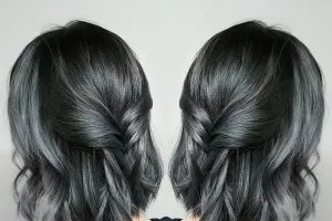 Nhuộm tóc màu than chì mang lại vẻ ngoài cá tính nhưng vẫn đảm bảo sự trầm lắng