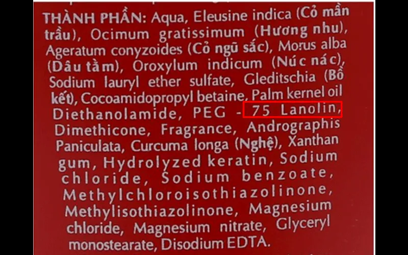 Thành phần giúp tóc không bị xơ và gãy rụng