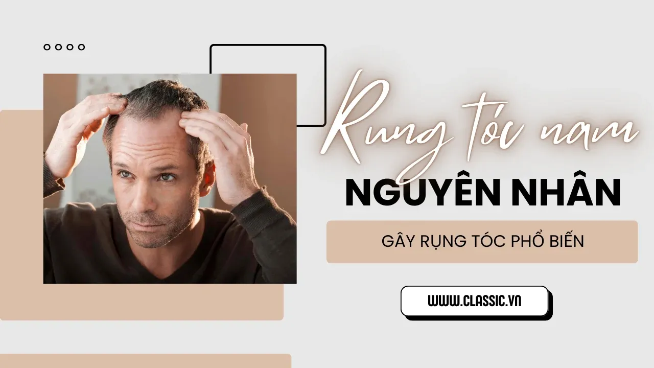 Cơ chế hormone DHT gây ra rụng tóc và hói đầu ở nam giới, giải thích cách chữa rụng tóc hói đầu