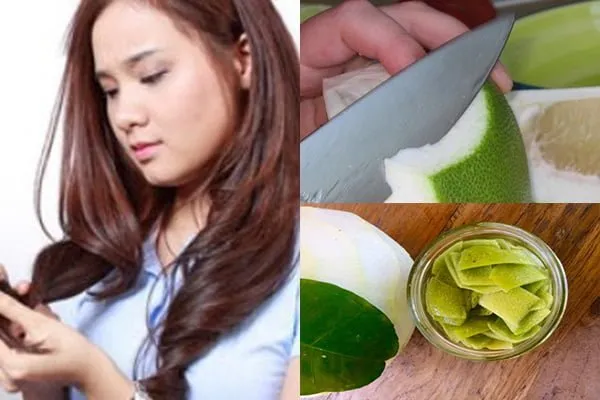 Vỏ bưởi: cách chữa rụng tóc tự nhiên kích thích mọc tóc hiệu quả