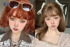 cách để tóc mái không bị hói Với Tóc Mái Bằng Uốn Xoăn Tăng Độ Dày Tự Nhiên Cho Mái Tóc