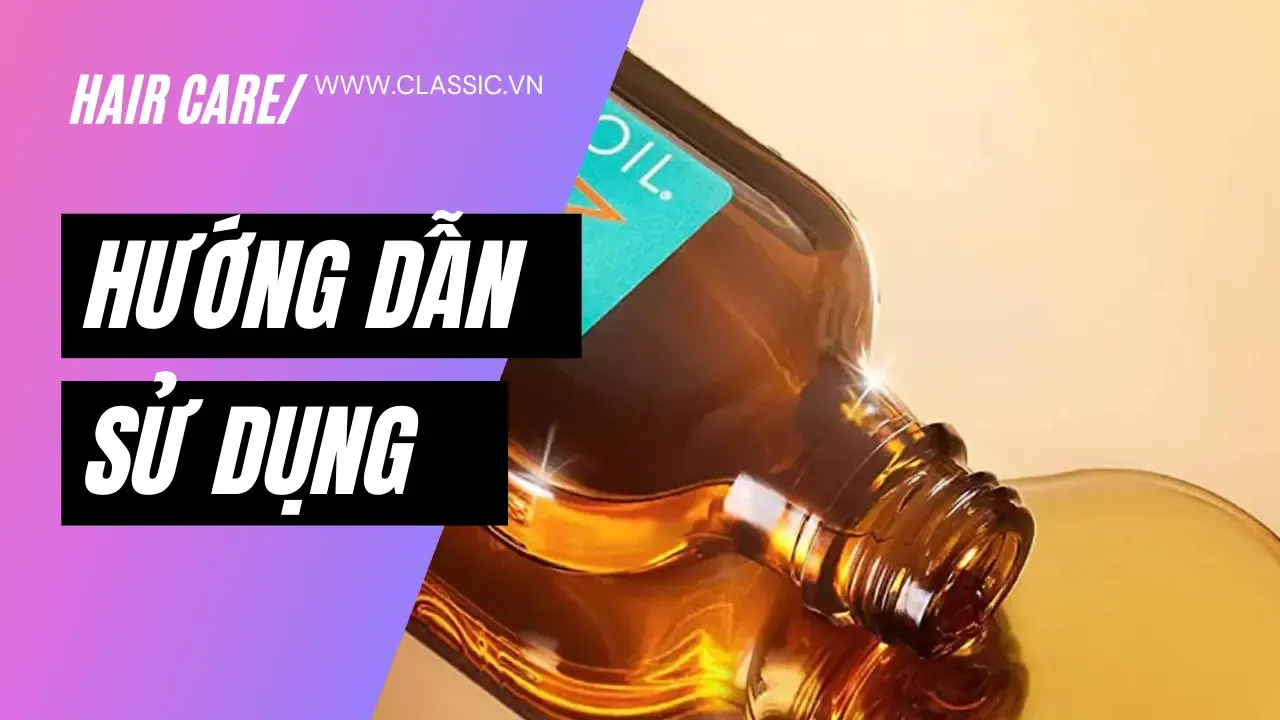 Bảng so sánh cách dùng dầu dưỡng tóc Moroccanoil theo từng loại tóc