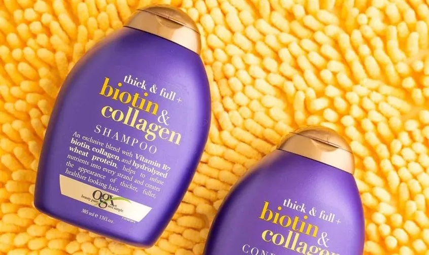 Dầu gội Biotin Collagen giúp tăng độ dày và chăm sóc tóc uốn hư tổn