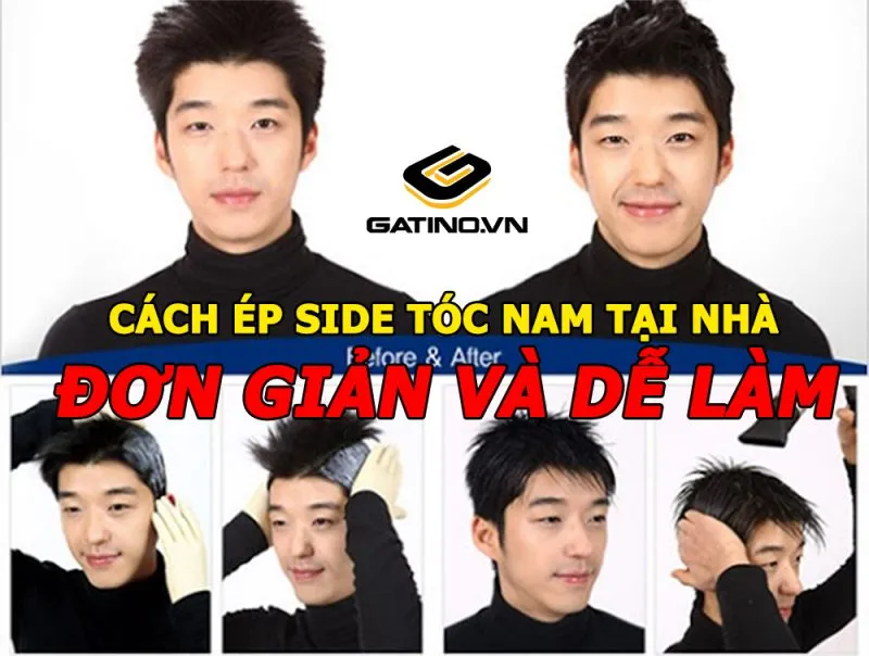 Cách ép side tóc Side Part tại nhà dễ dàng