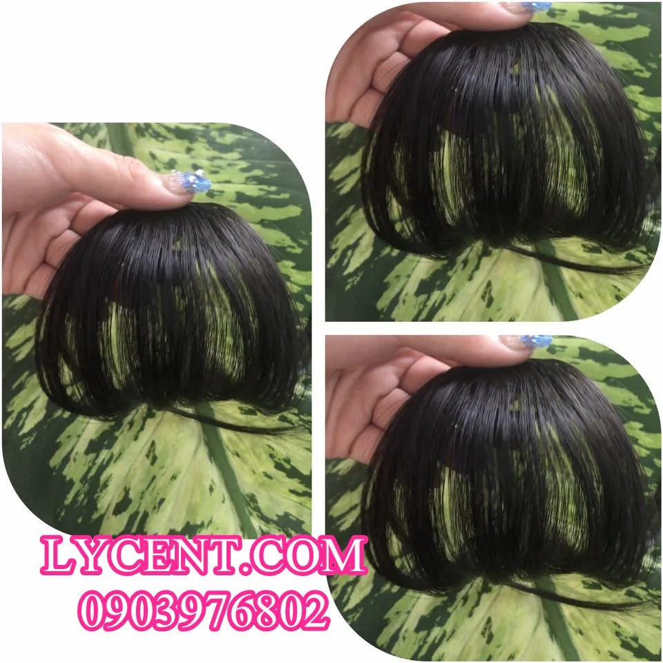 Hướng dẫn cách mở và đóng kẹp phím trên tóc mái giả để chuẩn bị gắn