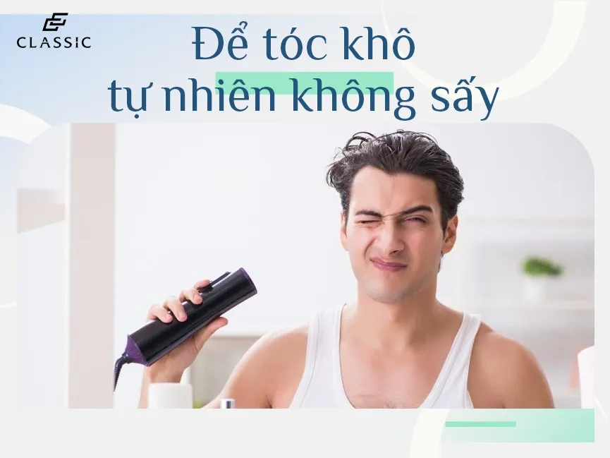 Cách để tóc xoăn nam luôn duy trì được độ ẩm và không bị xơ rối bằng khăn mềm