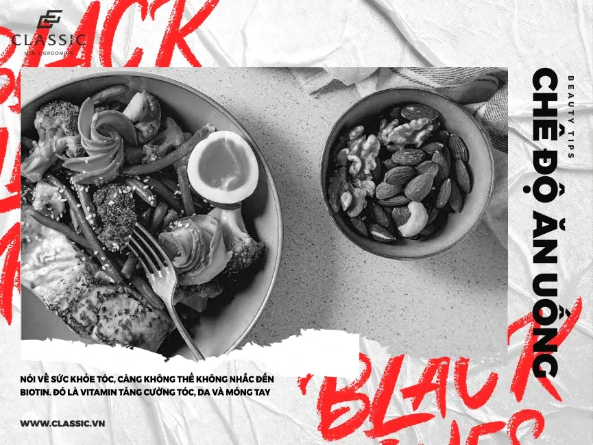 Thực phẩm giàu Biotin và vitamin hỗ trợ cách làm tóc nữ dày khỏe