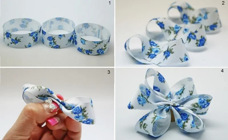 Hoàn Thiện Vòng Số Tám Khi Làm Nơ Kẹp Tóc Handmade