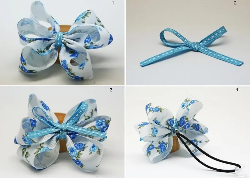 Dán Hoàn Thiện Nơ Kẹp Tóc 6 Cánh Lên Kẹp