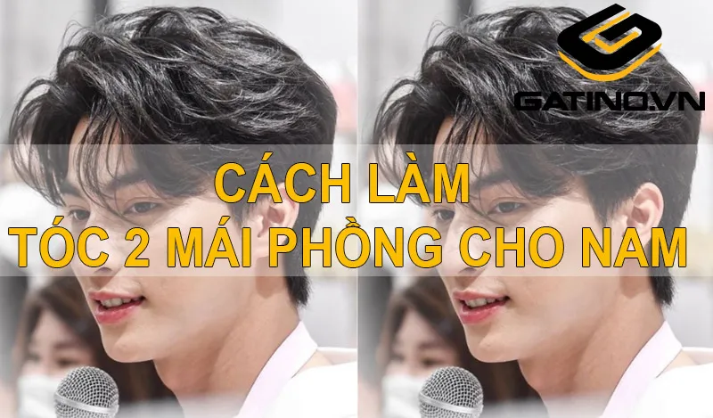 Cách cắt tóc mái cho nam: Tóc hai mái phồng