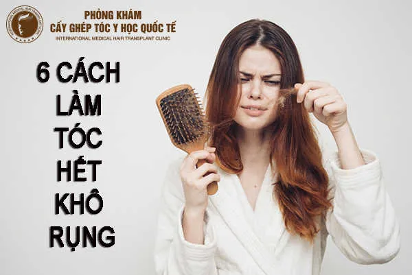cách làm tóc hết khô rụng