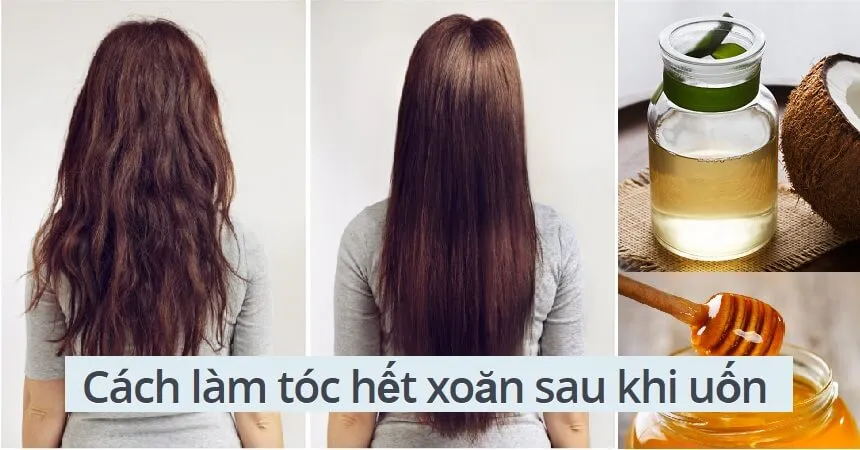 Mái tóc thẳng mượt sau khi áp dụng các cách làm tóc mái hết xoăn