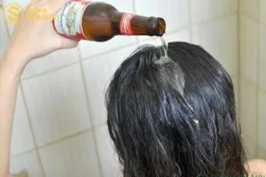 Dùng bia gội đầu cung cấp nhiều dưỡng chất giúp tóc dày khỏe, kích thích mọc tóc