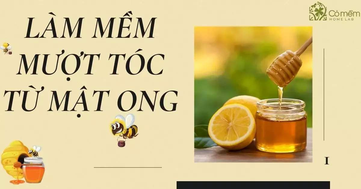 Cách làm tóc mềm cho nam bằng mật ong