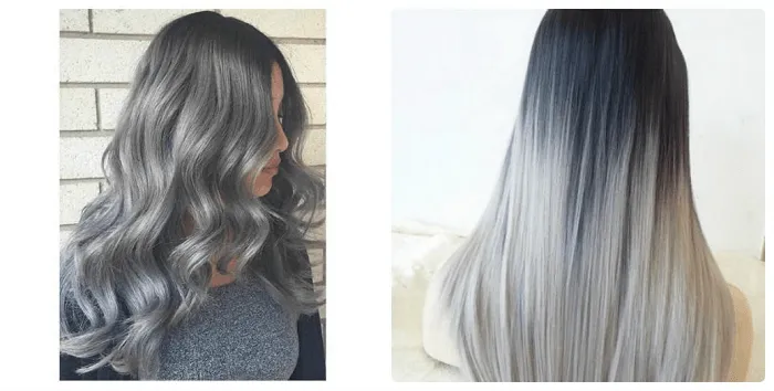 Tóc highlight cá tính sau khi hoàn thành quy trình nhuộm và tạo kiểu