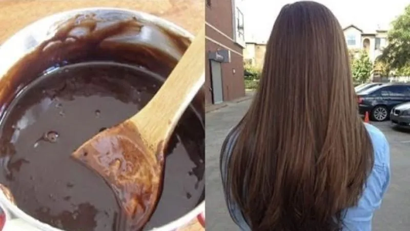 Thoa thuốc nhuộm đều từ thân đến ngọn tóc, sau đó mới tới chân tóc, là cách nhuộm tóc màu nâu hạt dẻ hiệu quả.