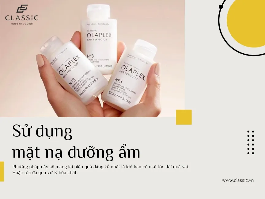 Hướng dẫn sử dụng mặt nạ dưỡng ẩm chuyên sâu là cách phục hồi tóc chẻ ngọn hữu hiệu