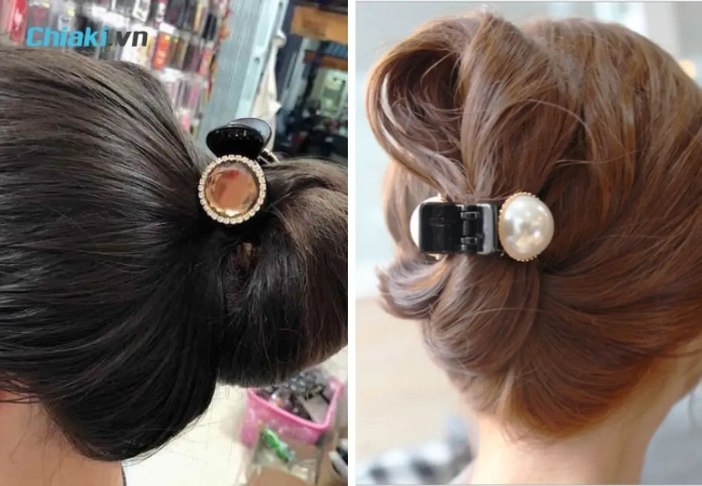 Cách quấn tóc bằng kẹp càng cua không cần dây buộc