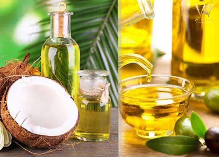 Quy trình ủ tóc bằng dầu dừa hoặc dầu ô liu giúp rửa màu tóc