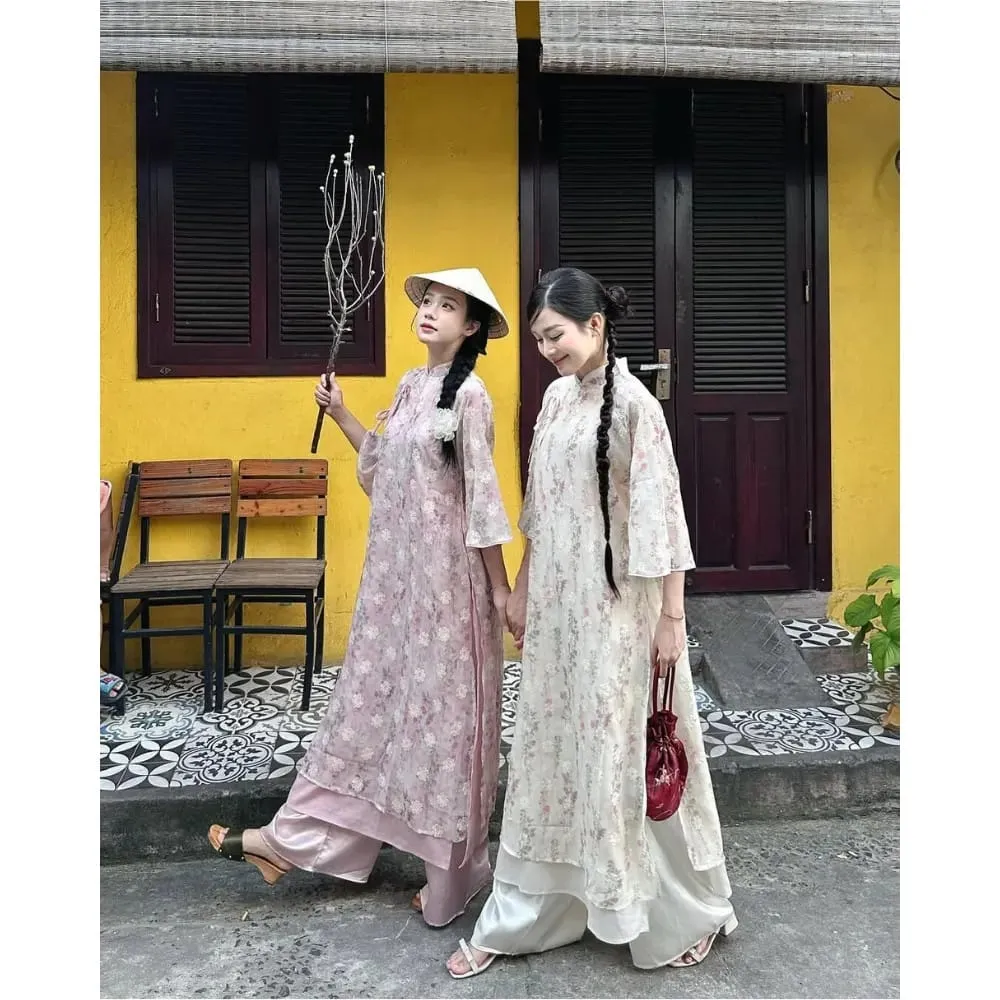 Cách tết tóc đẹp mặc áo dài với kiểu tết đuôi ngựa cá tính, năng động cho áo dài cách tân hiện đại