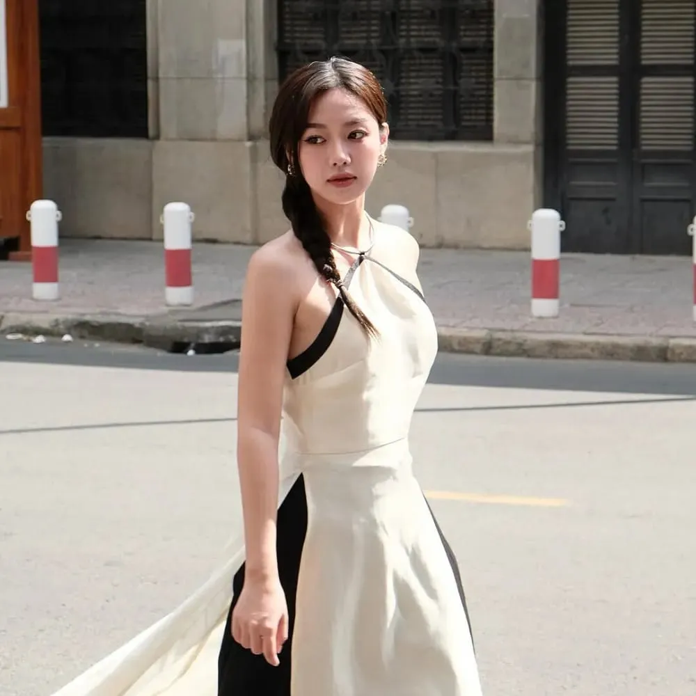 Thanh thoát với tóc tết lệch vai