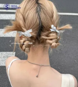 Dây ruy băng trở thành phụ kiện đắc lực cho mái tóc