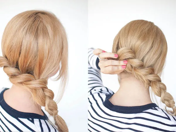 Kiểu tóc thác nước giả hoàn chỉnh, một trong cách làm tóc đẹp và nhanh