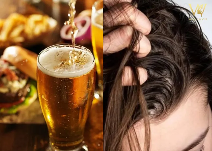Sử dụng Bia để giảm tiết dầu trên tóc