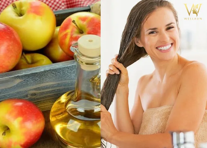 Ứng dụng Giấm Táo trong việc kiềm dầu trên da đầu