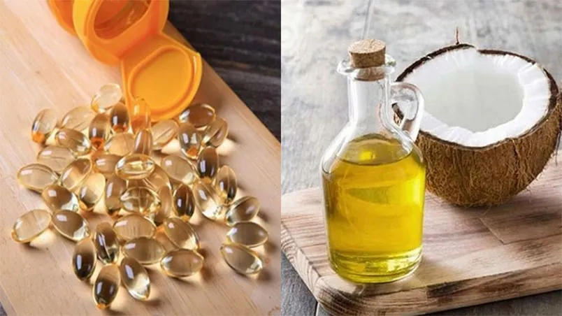 Quy trình chuẩn bị hỗn hợp cách ủ tóc bằng dầu dừa tại nhà kết hợp Vitamin E