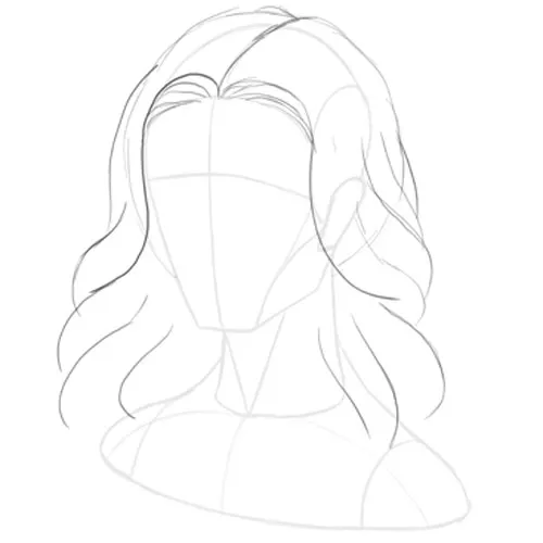 Kỹ thuật đổ bóng và tạo khối cho tóc anime nữ