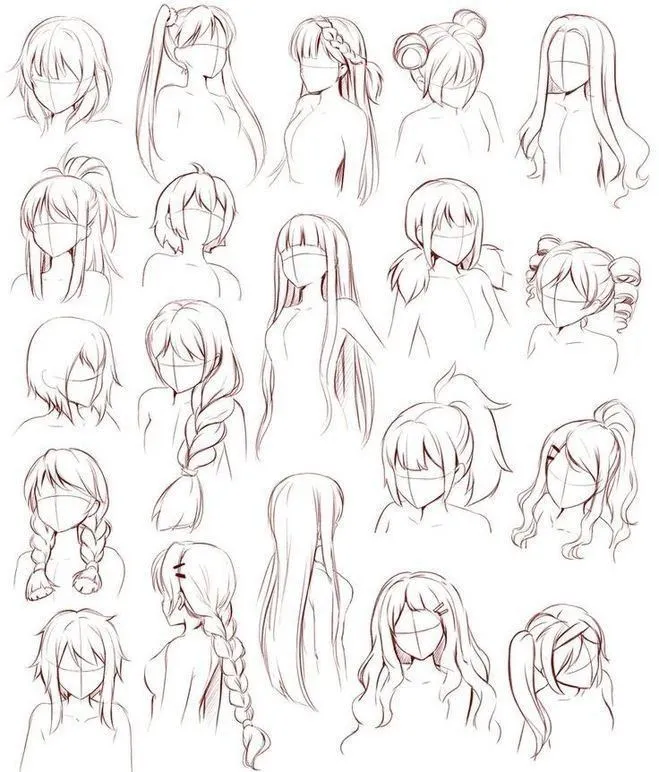 Phương pháp đổ bóng cơ bản và phức tạp trên các khối tóc nữ