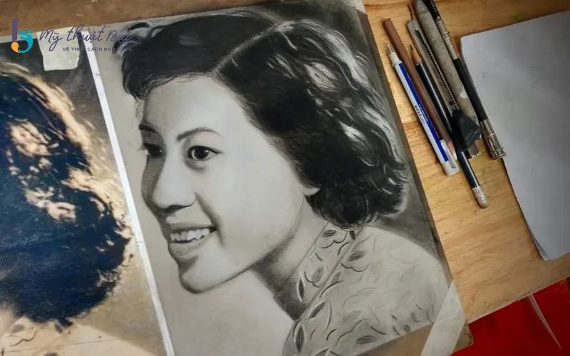 Học vẽ tóc nữ ngắn cá tính và tạo khối rõ ràng