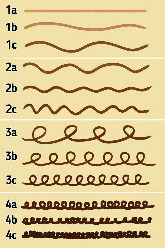 Hệ thống phân loại các loại tóc Andre Walker giúp cách xác định chất tóc chuẩn xác