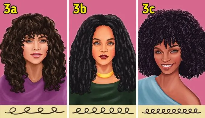 Nhận diện tóc xoăn và cách xác định chất tóc Loại 3