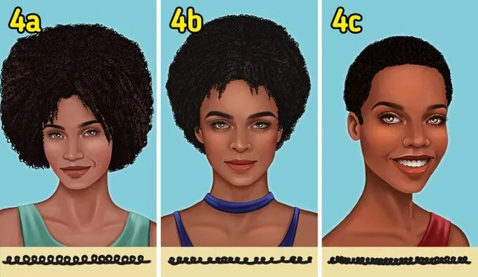 Tóc xoăn lò xo và phương pháp cách xác định chất tóc Loại 4