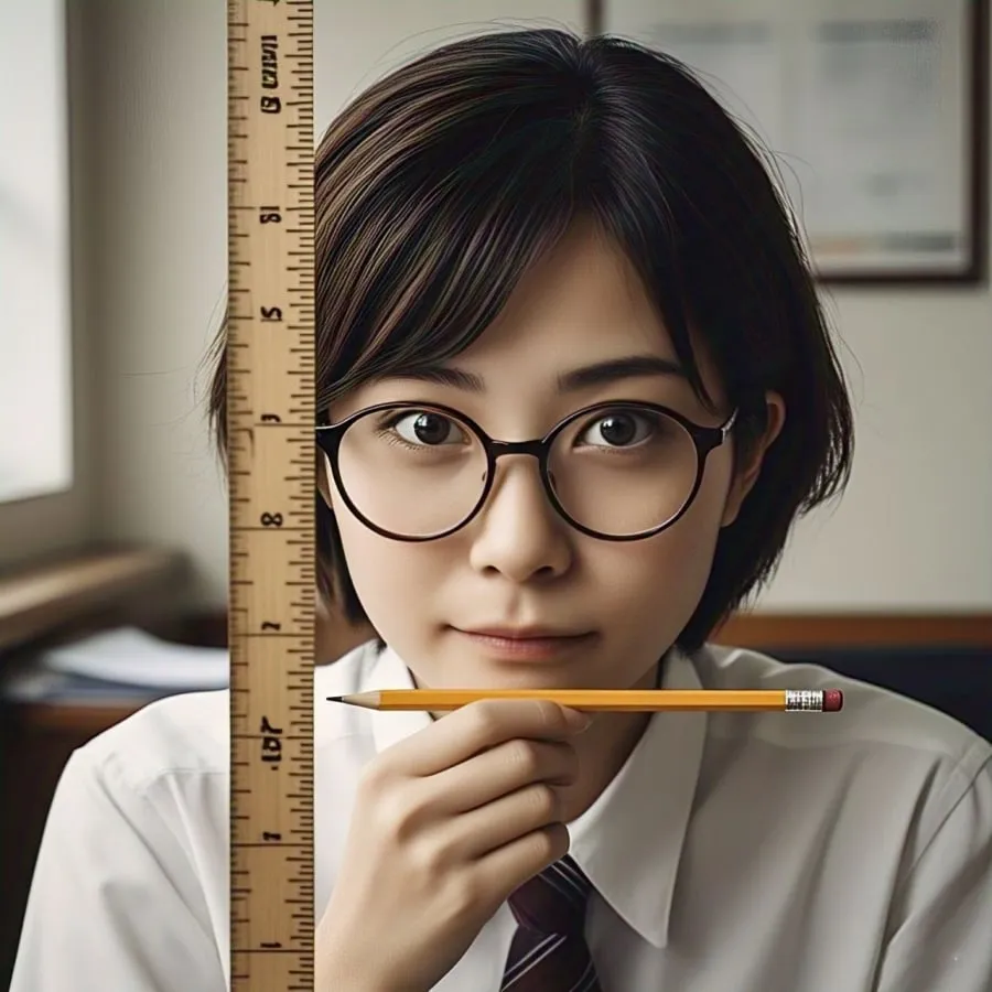 Quy tắc 5.7cm allintitle:cách xác định khuôn mặt hợp với tóc ngắn bằng thước kẻ và bút