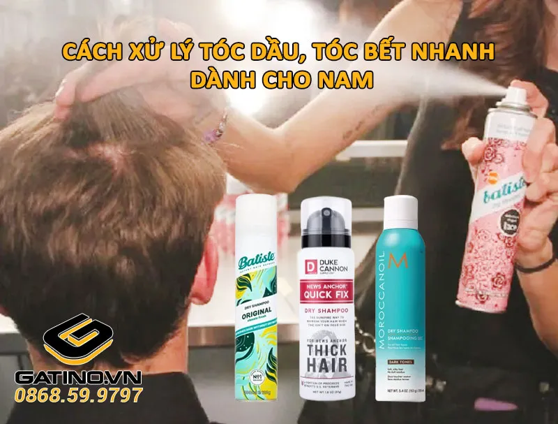 Các cách xử lý tóc bết dầu nhanh chóng và hiệu quả