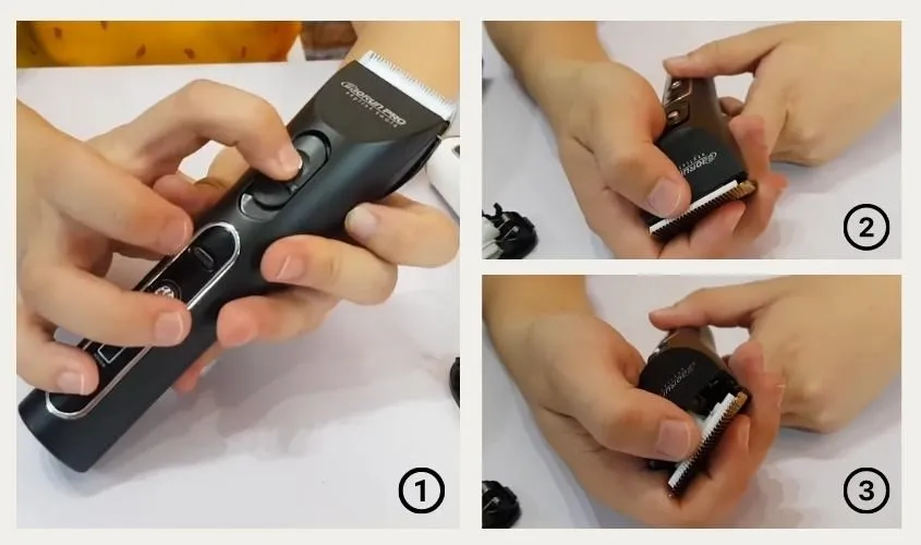 Cách tháo tông đơ đầu tròn