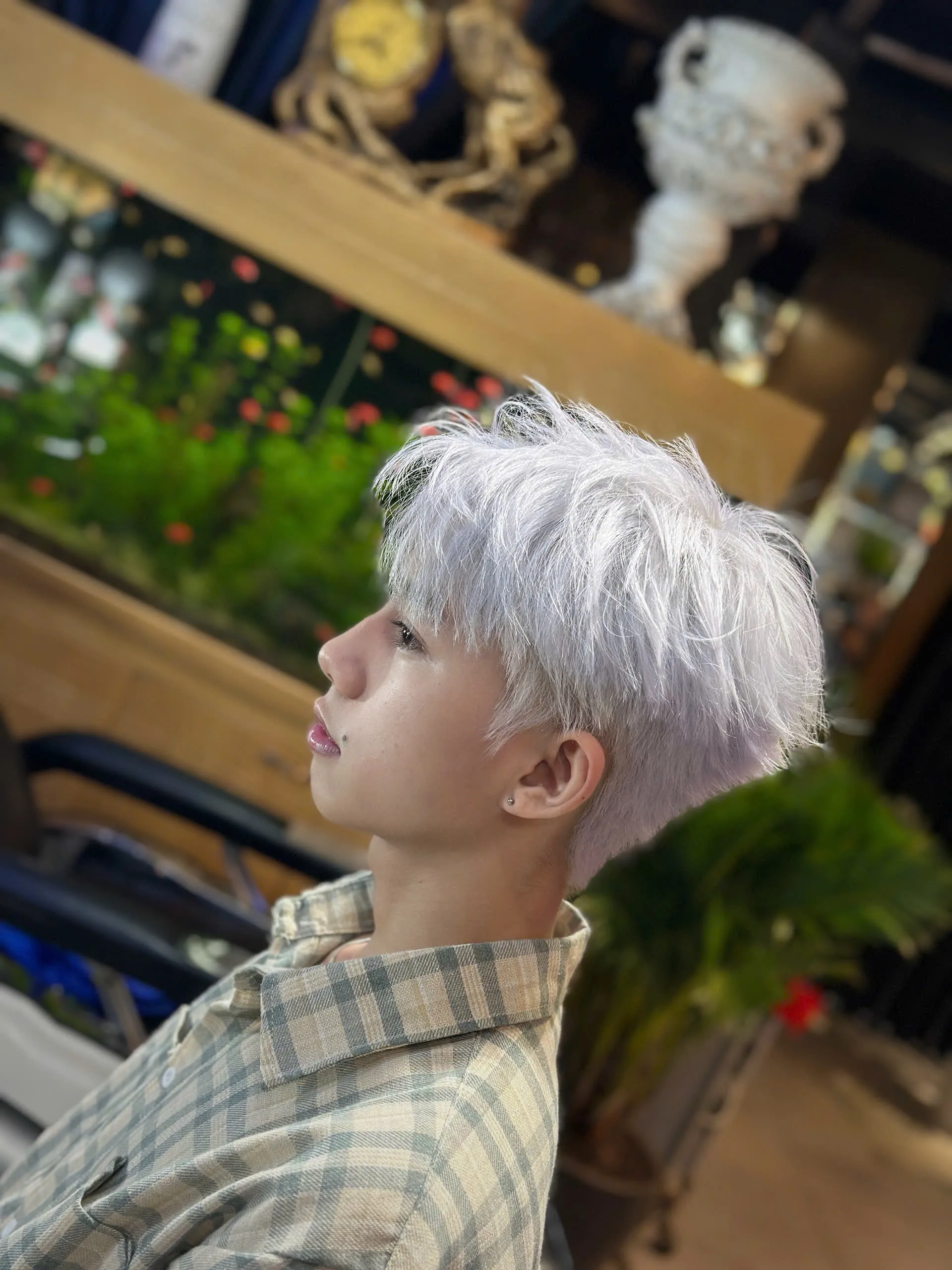 Cắt tóc nam Sài Gòn theo kiểu Hàn Quốc