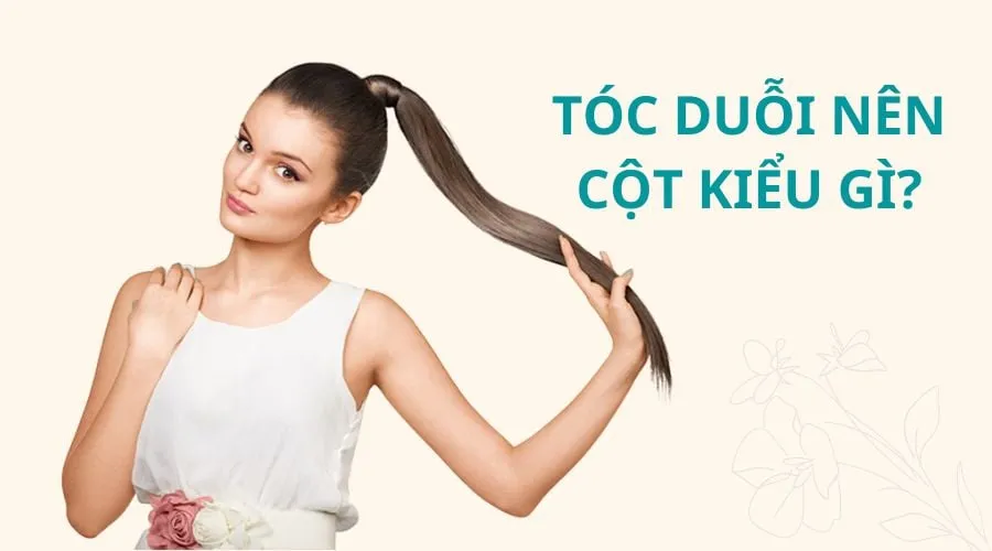 Các kiểu buộc tóc thấp, nhẹ nhàng bằng dây lụa hoặc scrunchies là lựa chọn an toàn cho tóc ép