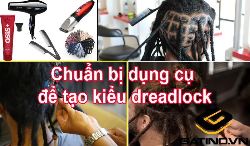 Dụng cụ cần thiết để tự làm tóc dreadlock thủ công