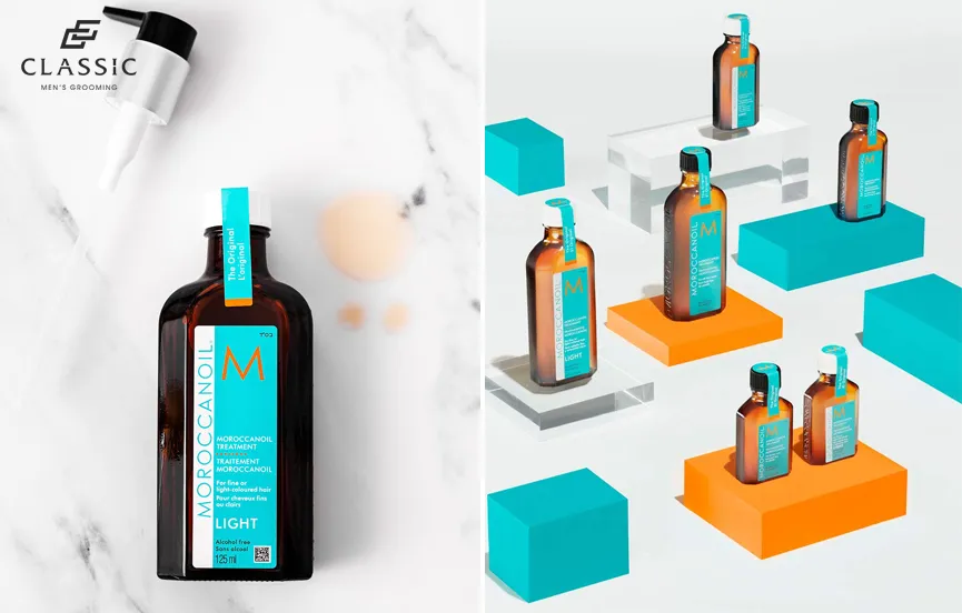 Dầu dưỡng Moroccanoil giúp tóc chắc khỏe sau khi nhuộm tóc bóng mượt